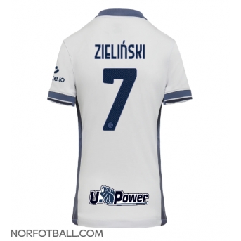 Billige Fotballdrakt Inter Milan Piotr Zielinski #7 Replika Bortedrakt Dame 2024-25 Kortermet